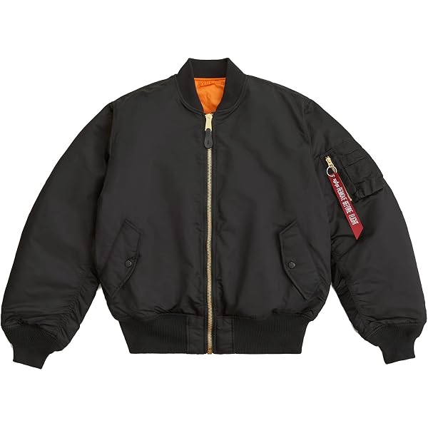 Amazon.com: Alpha Industries MA-1 Slim Fit Bomber Flight Jacket 