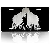 License Plate,Big Foot License Plates Decorative Car Front,Metal Car Plate,License Plate,Vanity Tag,Aluminum Noverlty License Plate for Men/Women/Boy/Girls Car 6×12 Inch