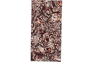 SHENGSUI 1pc Inlay Tiger Stripe Shell Blanks Sheet Rectangle Inlay Veneer for DIY or Professional Inlay Embellishments for Guitar