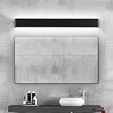 Ralbay Modern Black Bathroom Vanity Light 32.6inch Vanity Light for Bathroom 30W Up and Down Indoor Wall Lighting Fixtures Na