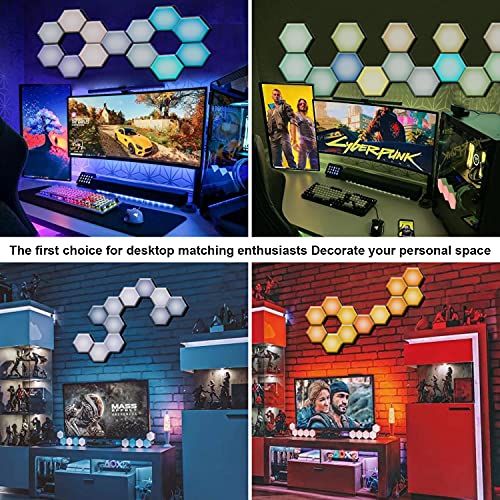 Hexagon Lights,Hexagon Wall Lights, Gaming Lights for Wall APP Control