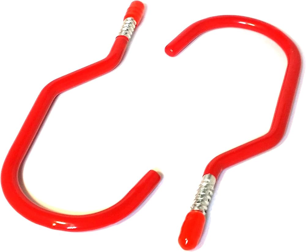 Marksman 2x 6 Bike Hanging Hooks Garage Shed Storage LADDERS Tools Bicycle