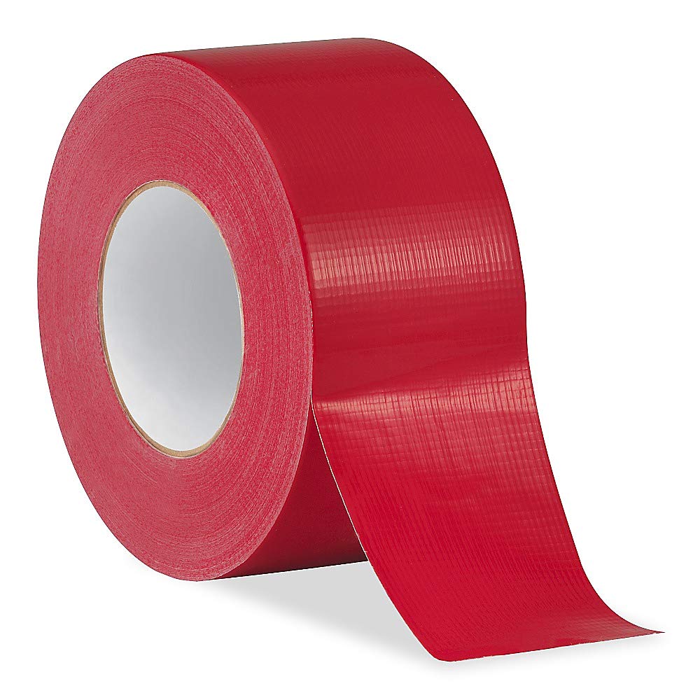 Diamond Packaging 6 Rolls Red Gaffer Duct Tape Size 48mm x 50M. Strong waterproof cloth tape