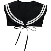 HoosaiyWoo Sailor Collars Scarf for Women Top Fake Collar Necklaces Shawl wraps Match Sweater Shirt Dress