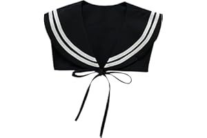 HoosaiyWoo Sailor Collars Scarf for Women Top Fake Collar Necklaces Shawl wraps Match Sweater Shirt Dress