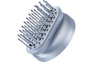 SKYMOON Hair Dryer Comb Attachment, Magnetic Hairdryer Nozzle for Detangling, Lengthening Textured Hair and Efficient Styling, Blue