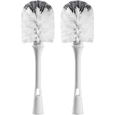 Bottle Brush Replacement Head for OXO Bottle Brush Tot Only, 2 Pack | Bottle Brush Refills, Dual Bristle Design for Baby Bottles, Water Bottles, Glasswares
