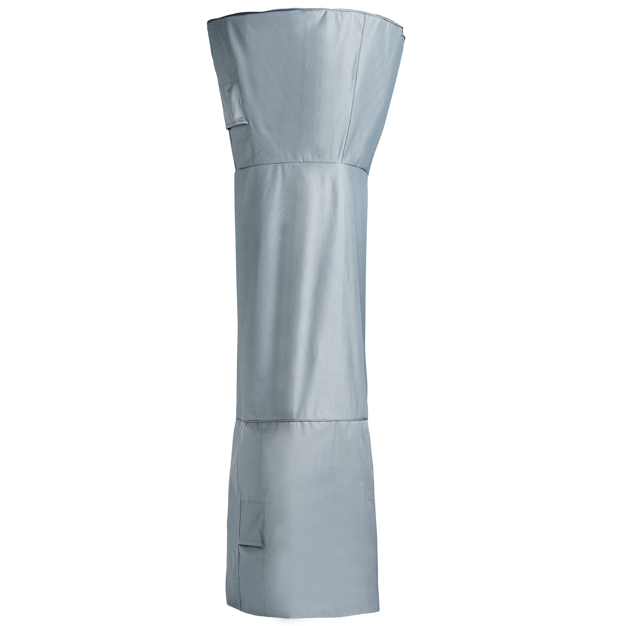 VonHaus Patio Heater Cover – Heavy Duty Waterproof Cover for Outdoor Heaters, Anti-UV Breathable Mesh, Windproof, Grey 420D Polyester with Full Length Zip & Padded Handle (91 x 251cm)