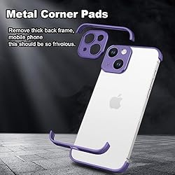 aidvaia Metal Frameless Phone Case Compatible with