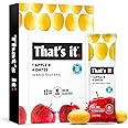 That's it. Apple + Dates 100% Natural Real Fruit Bar, Best High Fiber Vegan, Gluten Free Healthy Snack, Paleo for Children & Adults, Non GMO, Sugar-Free, No Preservatives Energy Food (12 Pack)