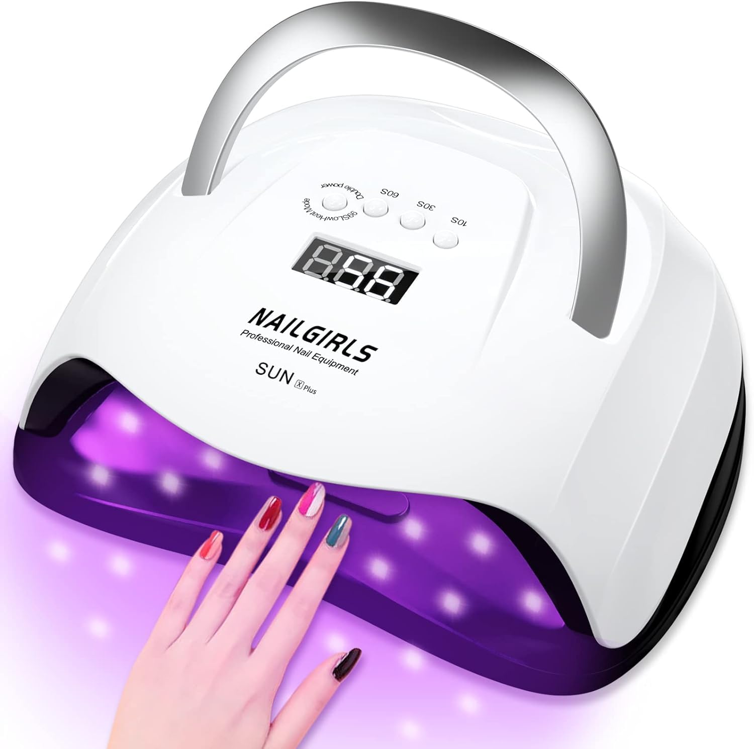 Photo 1 of ***NO CHARGE CABLE***
NAILGIRLS UV LED Nail Lamp,168W Fast Curing LED UV Light for Gel Nails with 4 Timer Setting Auto Sensor,Nail Dryer for Fingernail and Toenail,Salon Home Nail Art