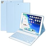 Keyboard Case for iPad 10.2 Inch 9th/8th/7th Gen with Pencil Holder, iPad 10.2"/iPad Air 3/iPad Pro 10.5" Case with Wireless 