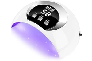 Wisdompark LED UV Light for Nails, 54W UV LED Nail Lamp with Automatic Sensor/3 Timers Professional Curing Lamp for Gel Polish Nail Dryer Nail Art Tools
