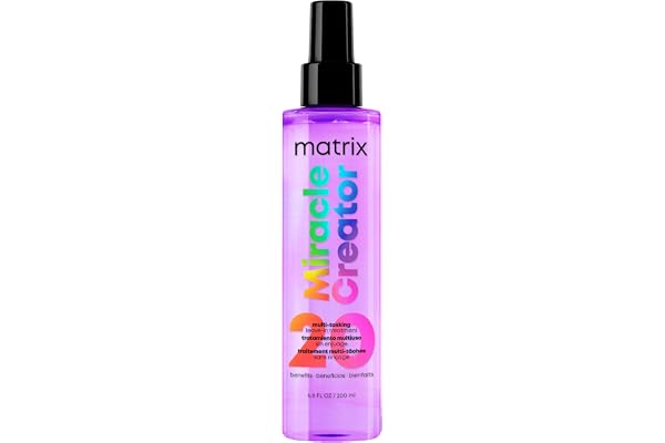 Matrix Miracles Leave-In Conditioner, Multi-Benefit Hair Detangler, Heat Protectant, For Frizz Control, For All Hair Types, S