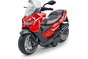 MING YOU Diecast Motorcycle Model - Toy Motorcycle with Sound and Light for Kids Age 3 Year. Motorcycle Toys for Kids, Adults, and Boys (Red)