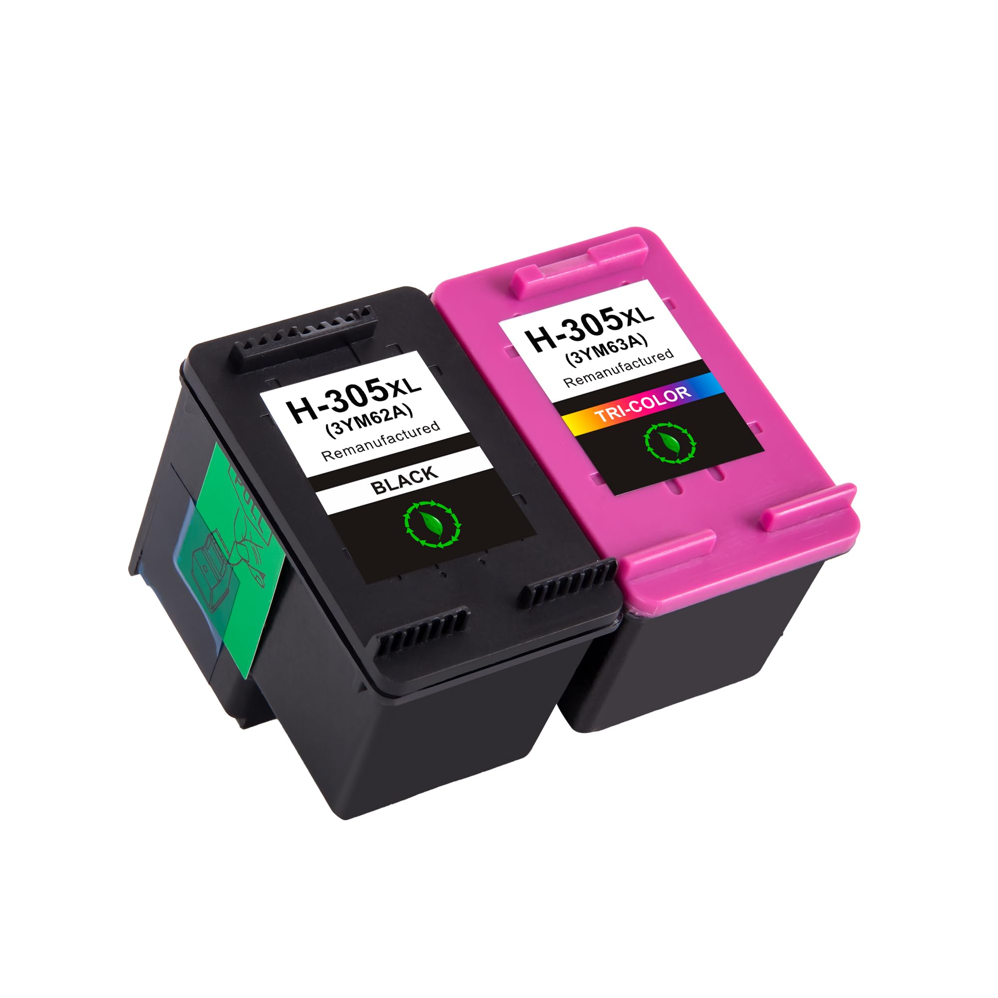 Now Ink Ltd® 305XL Ink Cartridges Black and Colour, 2-Pack 305 Combo Remanufactured for HP305 XL for HP DeskJet 2700 2710 2720 Plus 4100 4130 4120 Envy 6000 6020 6032 Pro 6430 6420 Printers