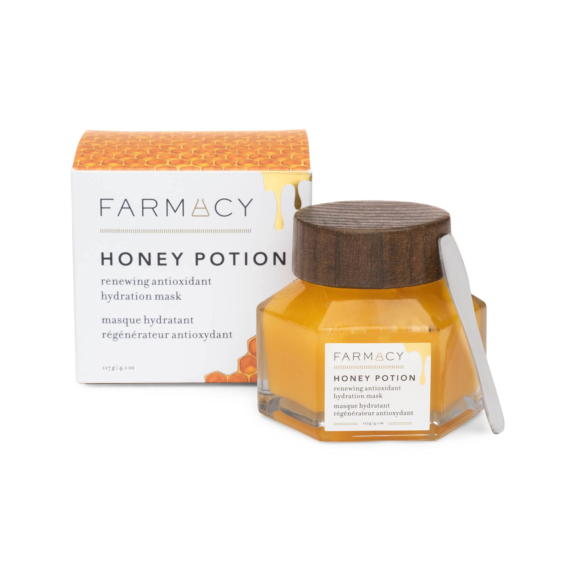 Farmacy Honey Potion Face Mask - Antioxidant Rich Hydration Mask - Natural Moisturizing Facial Mask (4.1 Oz)