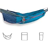 Grand Trunk 360° ThermaQuilt 3-in-1 Hammock Underquilt | Converts to Sleeping Bag or Blanket | 40°F Rated, Lightweight Insulated Camping Quilt | Blue/Navy