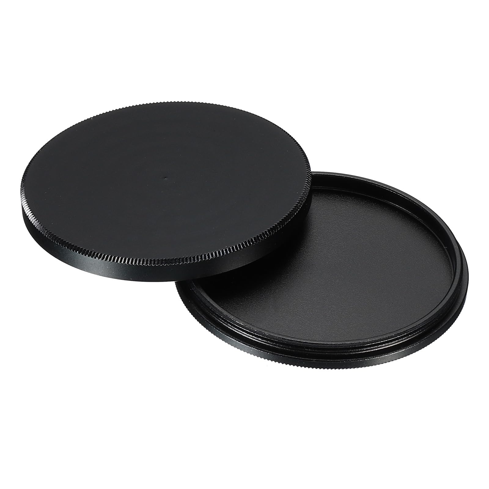 PATIKIL 46mm Lens Cap, Camera Lens Cap Cover Universal Front Metal Lens Filter Stacks Cap Protective Case for 46mm Camera Circular Polarizing Fader ND Filter, Black