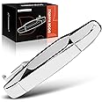 A-Premium Rear Passenger Side Exterior Chrome Door Handle Compatible with Chevy Silverado 2007-2014 Suburban Tahoe Avalanche 
