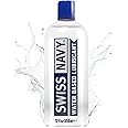Swiss Navy Premium Water Based Lubricant, 12 Ounce Personal Non Sticky Lube for Men, Women & Couples Long Lasting Unscented Paraben Free