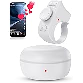 [New Upgrade, Easy to Use] TikTok Scrolling Ring Remote Control, Camera Shutter Remote, Wireless Bluetooth Scrolling Ring for