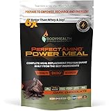 PerfectAmino Power Meal (Dark Chocolate Flavor) Vegan Meal Replacement Shake, Non Dairy Protein Powder, Plant Based Meal Repl