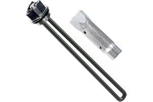 Lrichy 110V/120V RV Water Heater Screw-In Electric Heating Element 110V/1400W for Atwood/Dometic 92249, 120V/1440W Suburban 520789/520900, GC/GCH/SW Series with Dual-Use Quick-Release Hex Wrench