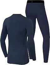 PowerLayer Boys Base Layer Set Navy Top & Tights 10-12 Years view 2