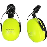 SAFEBUILDER 30dB Ear Muffs Hard Hats Type Safety Earmuffs For Safety Helmet Hearing Protection Earmuffs ANSI S3.19