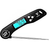 DOQAUS Meat Thermometer Digital &ndash; Instant Read Food Thermometer for Cooking | Backlight &amp; Auto-Rotating Display, Temperature Dial Thermometers Kitchen Gadgets Essentials for BBQ Oven Grill Smoker Candy