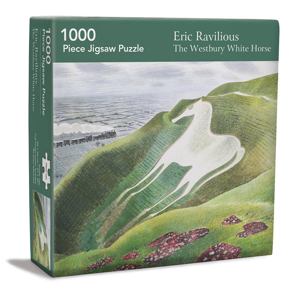Eric Ravilious The Westbury White Horse 1000 Piece Jigsaw Puzzle