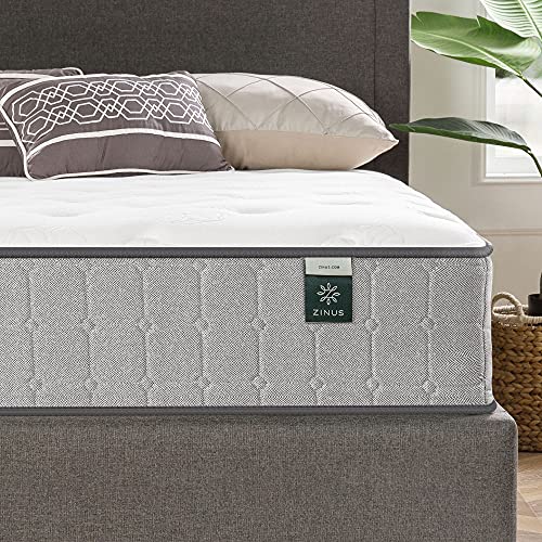 ZINUS 10 Inch Comfort Support Cooling Gel Hybrid Mattress/Tight Top
