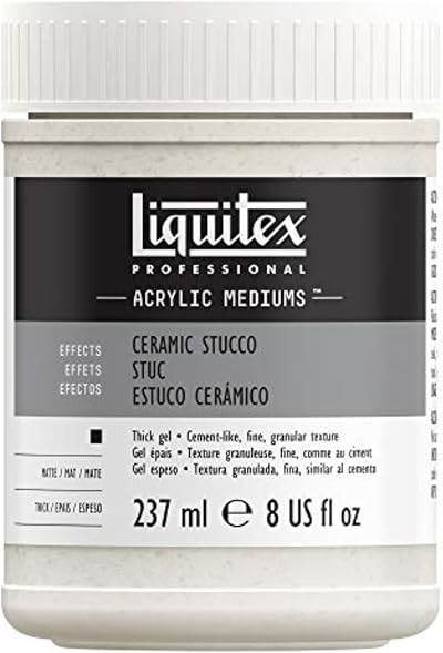 Liquitex 6408 Professional Ceramic Stucco Effects Medium 237 ml Transparent