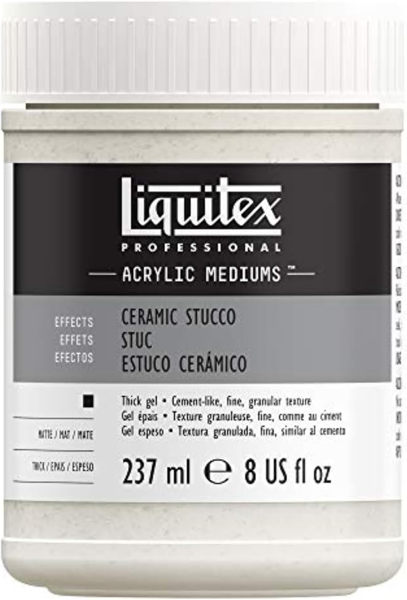 Liquitex 6408 Professional Ceramic Stucco Effects Medium 237 ml Transparent