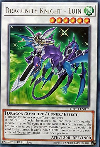 Yu-Gi-Oh! - Dragunity Knight - Luin - CYHO-EN032 - Rare - 1st Edition - Cybernetic Horizon