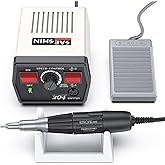 Windplusya 35K RPM Micromotor Polisher with Micro Motor Handle, Micromotor for Jewelry,Ceramics,Silicone,Glasswork,Woodcarving (204, 102)