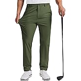 COOFANDY Mens Golf Pants 30"/32"/34" Stretch Work Dress Pants Lightweight Quick Dry Comfy Trousers with 4 Pockets