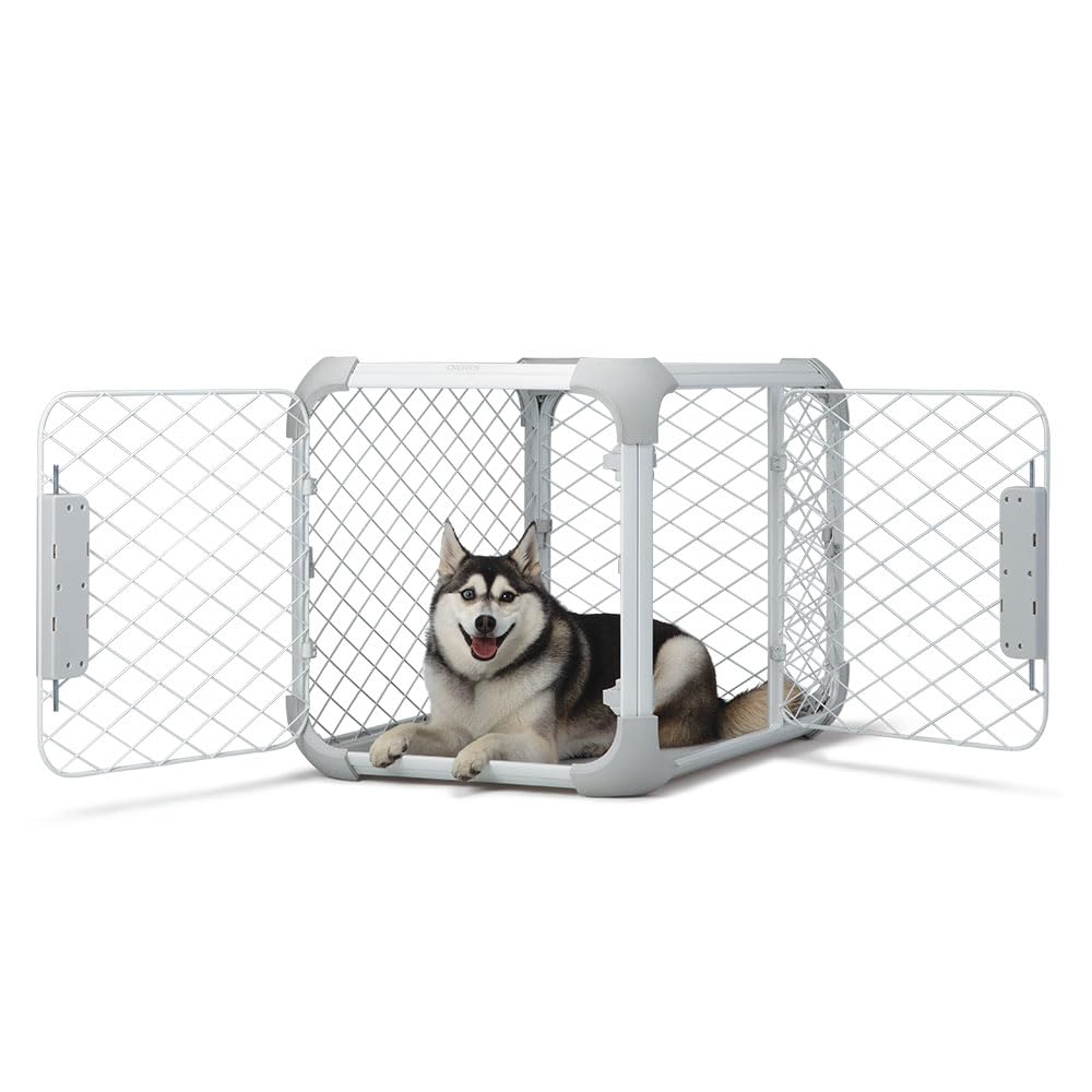 Photo 1 of ***************MISSING PARTS***************
DIGGS Evolv Dog Crate - Slim, Durable Dog Kennel with Removable Ceiling Panel and Modular Design - Safe, Stylish, and Convenient (Ash, Medium)