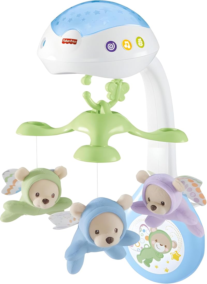 Fisher-Price Butterfly Dreams 3-in-1 Projection Mobile Baby Sleep Aid