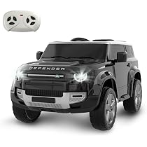 Amazon.com: Cheerful Toys Kids Electric Car Land Rover Defender 90 ...