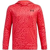 Under Armour Boys' Armour Fleece Printed Hoodie, (713) Racer Red/Red/Black, Medium