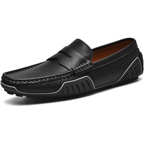 Mocasines Para Hombre Transpirables Y Ligeros - Suela Suave, Cuero Cómodo, Para Uso Casual Y Exterior