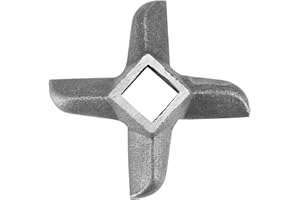 Meat Grinder Blade, Cross-Shaped Professional Stainless Steel Kitchen Food Meat Grinder Blade Mincers Knife Cutter Replacemen
