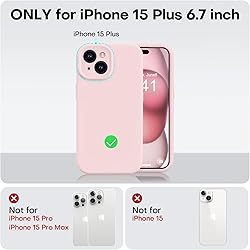 Vooii Compatible with iPhone 15 Plus Case, Upgrade