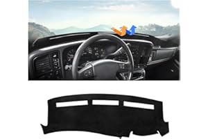 Autorder Dashboard Cover Mat for Chevy Chevrolet Silverado/GMC Sierra 1999-2006, GMC Yukon XL/Suburban Tahoe Avalanche 2000-2006 Accessories Upgrade Velvet Dash Mat Sunshade Glare UV Rays Protector
