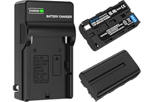 Artman NP-F550 Battery 2-Pack and Wall Charger for Sony NP F550, F530, F970, F960, F770, F750, F330, CCD-SC55, TR516, TR716, 