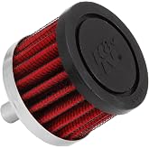 K&amp;N Vent Air Filter/ Breather: High Performance, Premium, Washable, Replacement Engine Filter: Filter Height: 1.5 In, Flange Length: 0.875 In, Shape: Breather, 62-1000