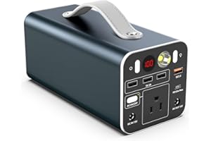 Powdeom 155Wh Portable Power Station, 42000mAh Laptop Power Bank with 150W AC Outlet, Dual Way 65W PD/USB-C Port, Laptop Charger Battery Backup Power Supply for Outdoor Camping Home Emergency Outage