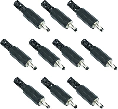 Switch Electronics 1.3mm x 3.5mm DC Power Plug Jack Connector Laptop 10 Pack